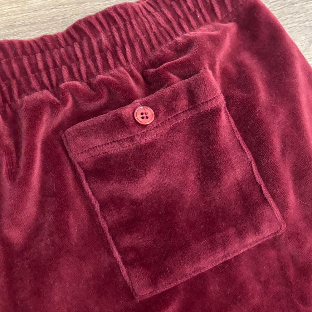 Vtg John Blair Mens Velour Track Suit Size XLG 2-Pc Jacket Pants Red Brown - Picture 13 of 15